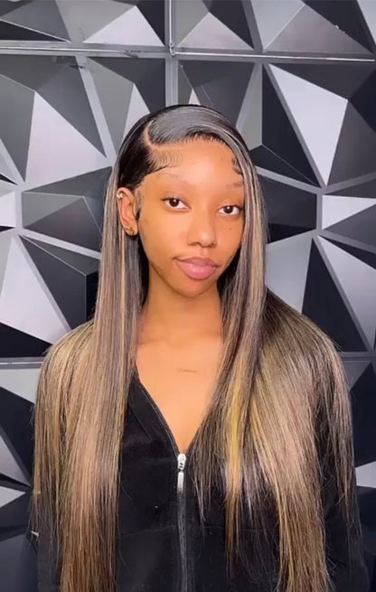 1b/27/613 balayage highlight wig