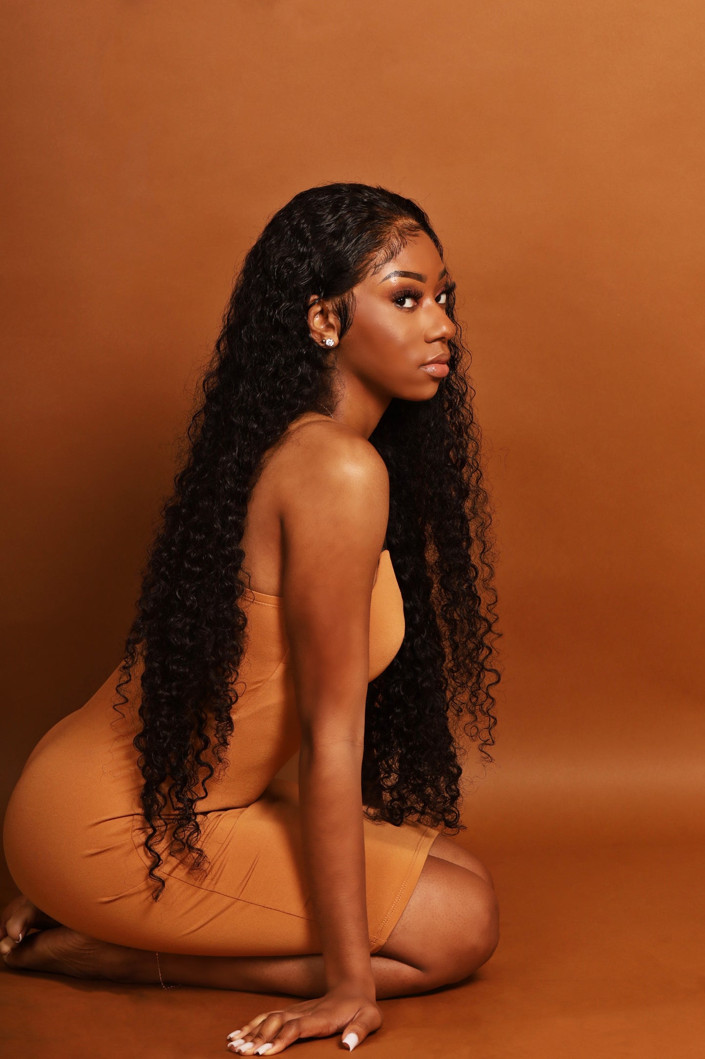 Bohemian Curly Lace wig