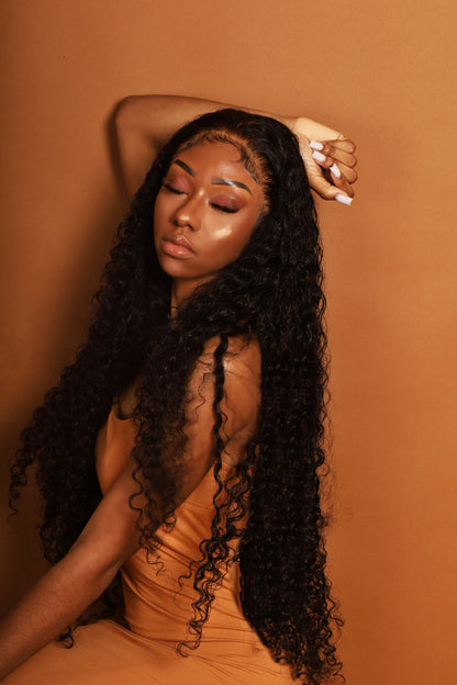 Bohemian Curly Lace wig